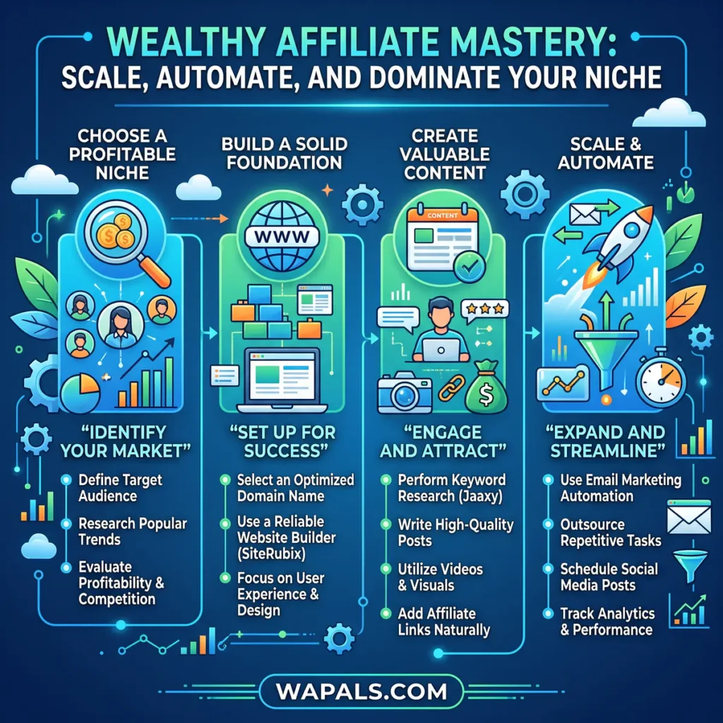 Wealthy Affiliate Mastery - Scale, Automate, & Dominate Your Niche 3 Wealthy Affiliate Mastery - Scale, Automate, & Dominate Your Niche